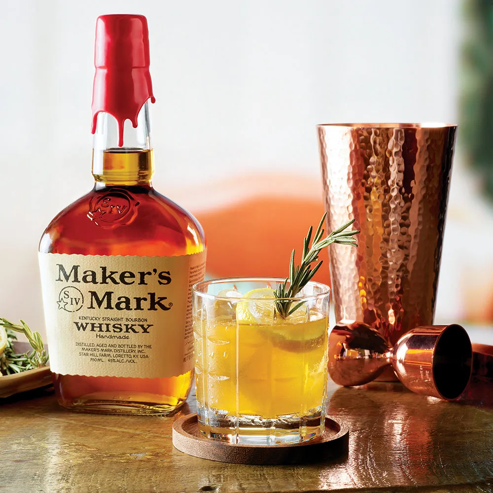  Maker’s Mark bourbon cocktail - Rosemary Maple Sour