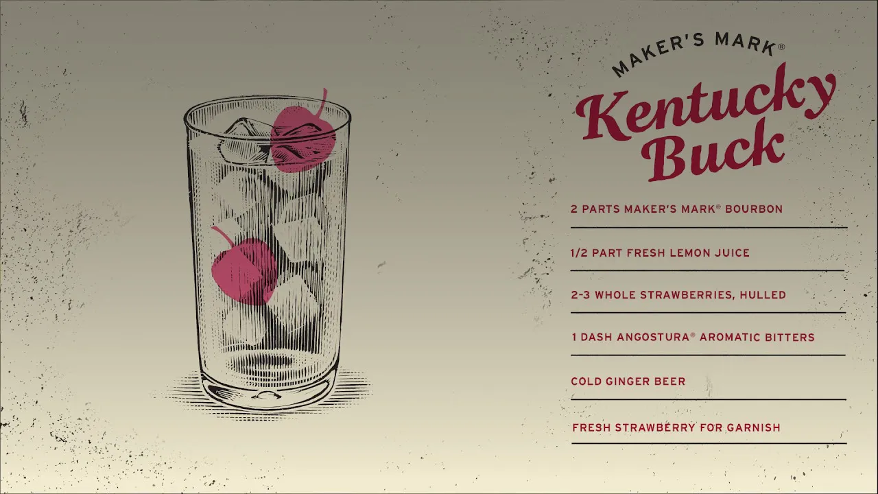 Maker’s Mark cocktail - Kentucky Buck