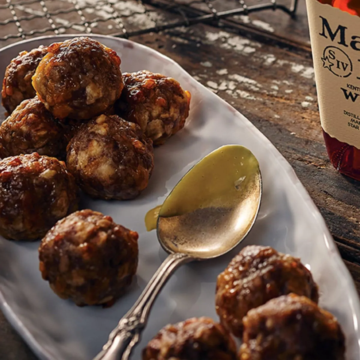 Maker’s Mark bourbon food recipe - Star Hill Provisions Sausage Balls preparation instructions