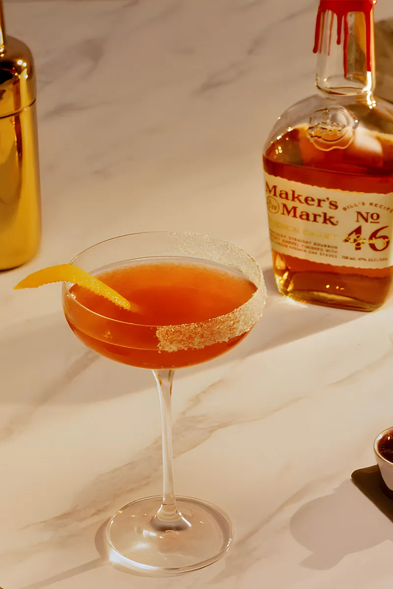Maker’s Mark bourbon cocktail - how to craft the Spiced Cranberry Sidecar