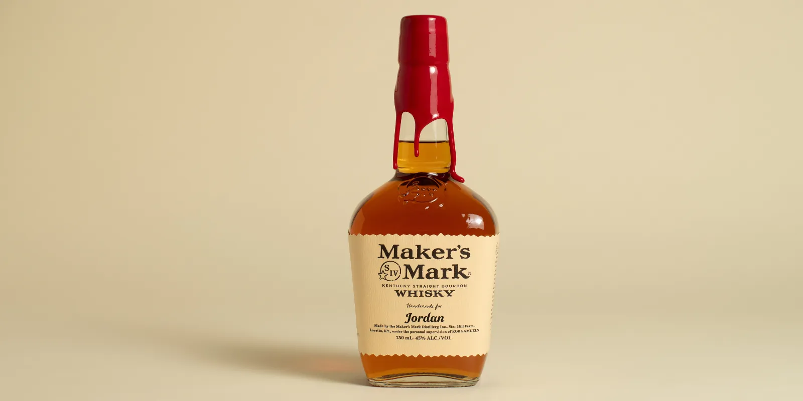 Makers mark bottle